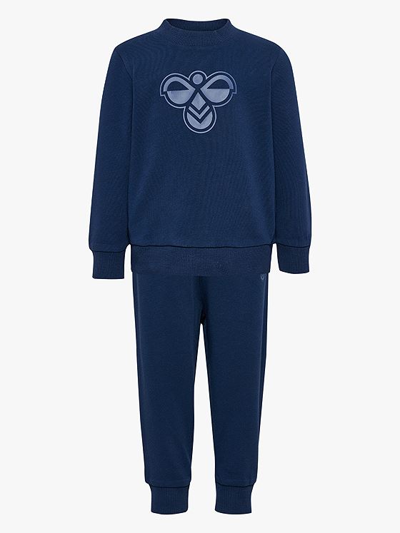 Hummel Mini Jersey Crewsuit Bee Dress Blues