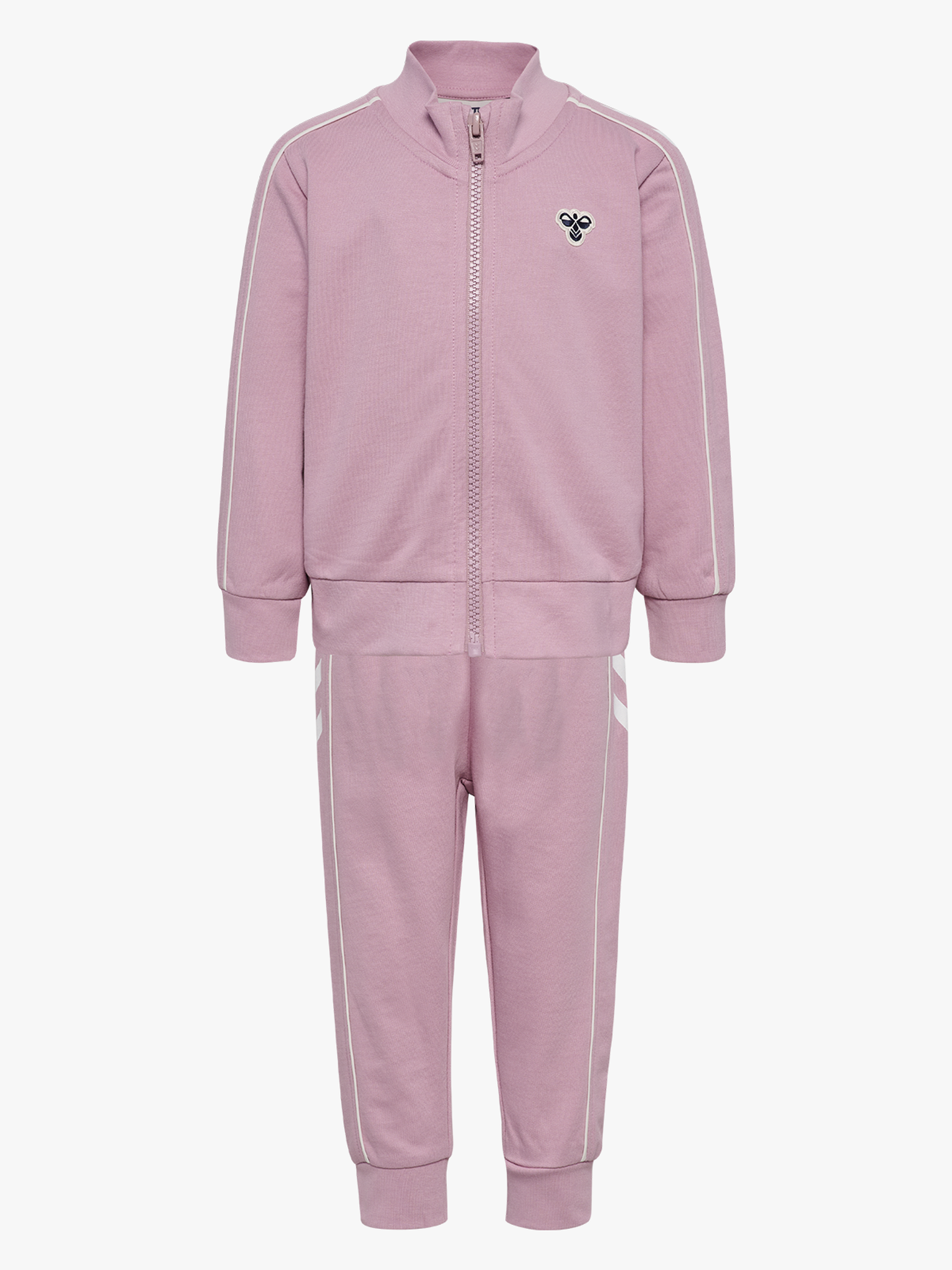 Hummel Mini CO regular tracksuit mauve shadow