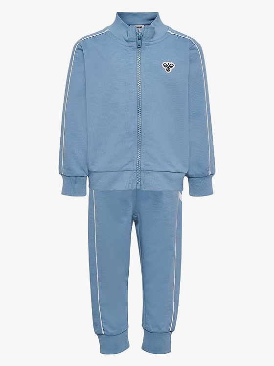 Hummel Mini CO regular tracksuit Faded Denim