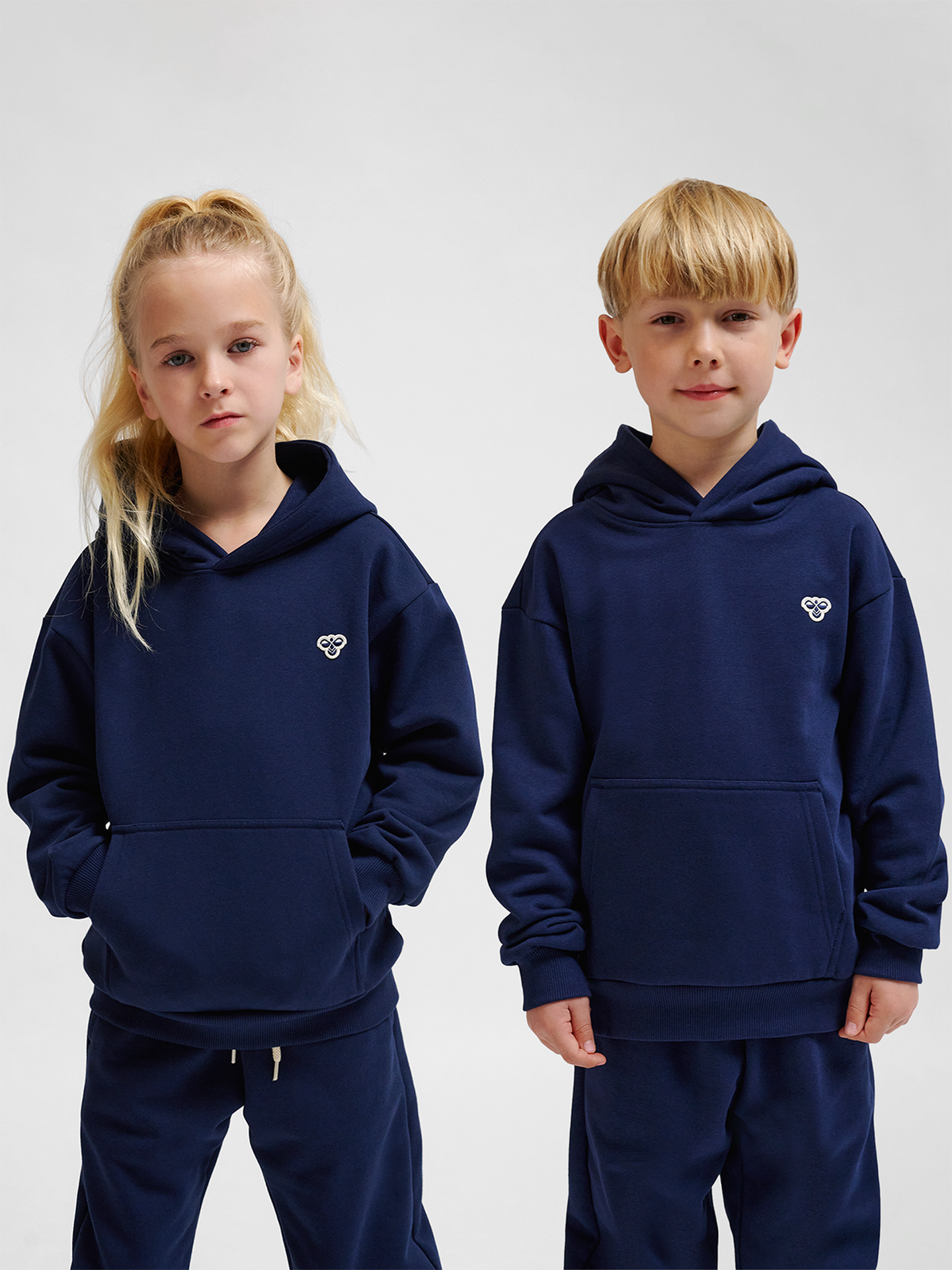 Hummel Junior Loose Hoodie Bee Dress Blues