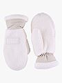 Hygge Pile Fleece Mittens Whiteish
