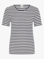 Ichi Cella Short Sleeve Total Eclipse Stripe