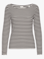 Ichi Cella Long Sleeve Cloud / Meteoite Stripe