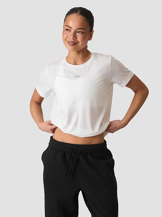 ICIW Define Loose T-Shirt White Snow
