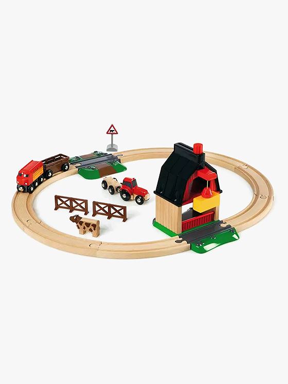 Brio Togbane Bondegård 20 deler Flerfarget