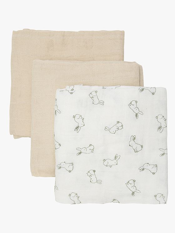 Pippi Cloth Muslin (3-pack) Beige