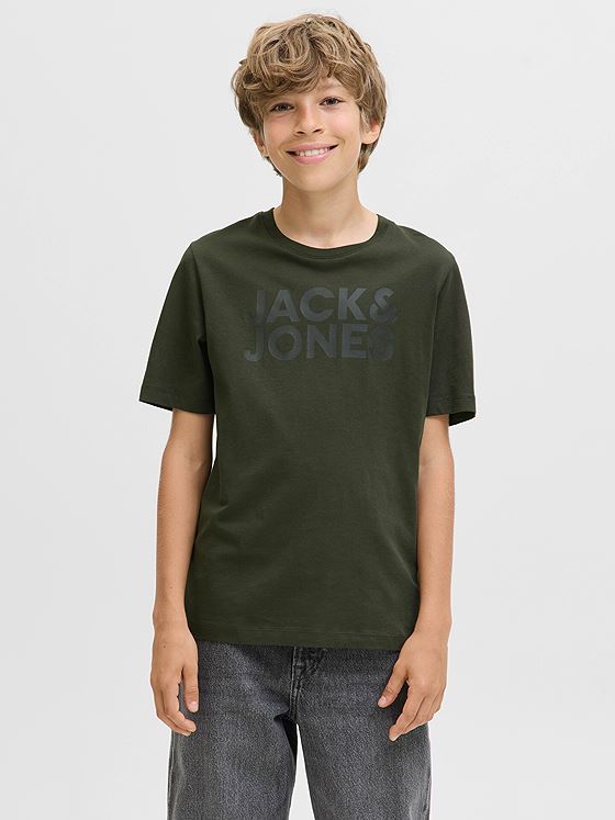 Jack and Jones Junior Corp Logo Tee O-Neck Jnr Duffel Bag