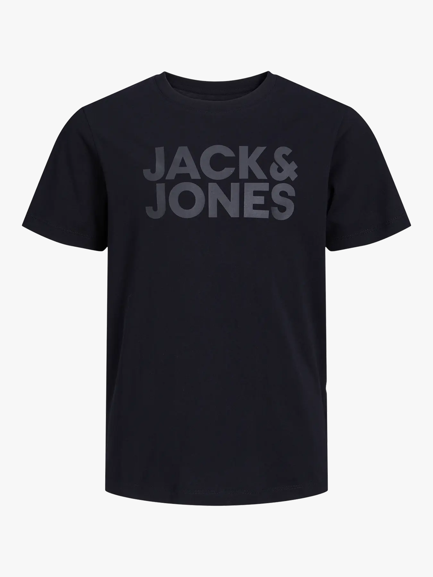 Jack and Jones Junior Mini Corp Logo Tee O-Neck Black