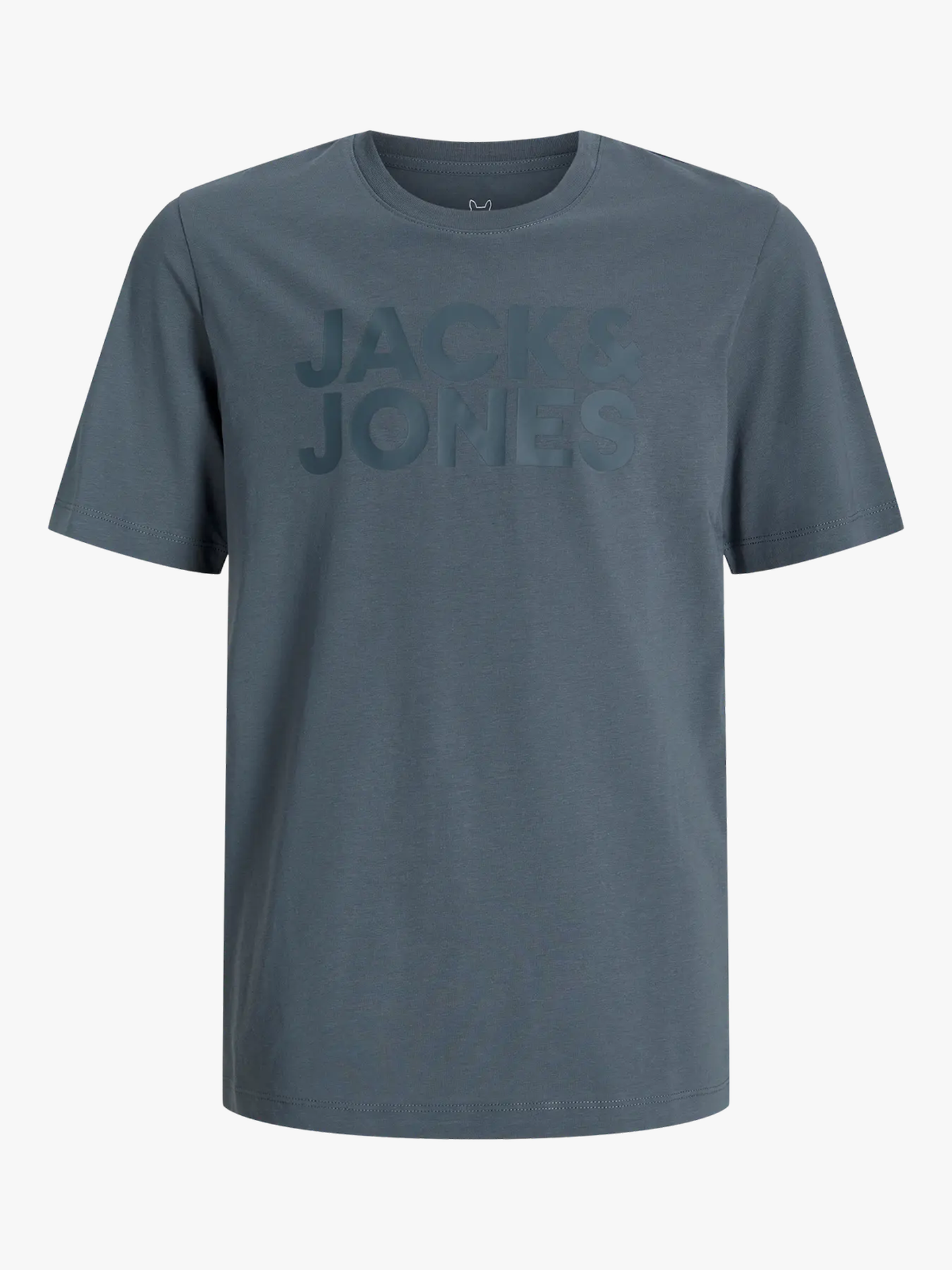 Jack and Jones Junior Mini Corp Logo Tee O-Neck Stormy Weather