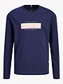 Jack and Jones Junior Fredriksberg Box Script tee Long Sleeve Junior Ocean Cavern