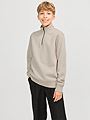Jack and Jones Junior Bradley Sweat Half Zip Junior Moonbeam