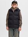 Jack and Jones Junior Soho Bodywarmer Collar Jnr Black