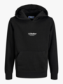 Jack and Jones Junior Soho Sweat Hood Jnr Black