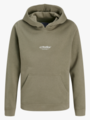 Jack and Jones Junior Soho Sweat Hood Jnr Vetiver