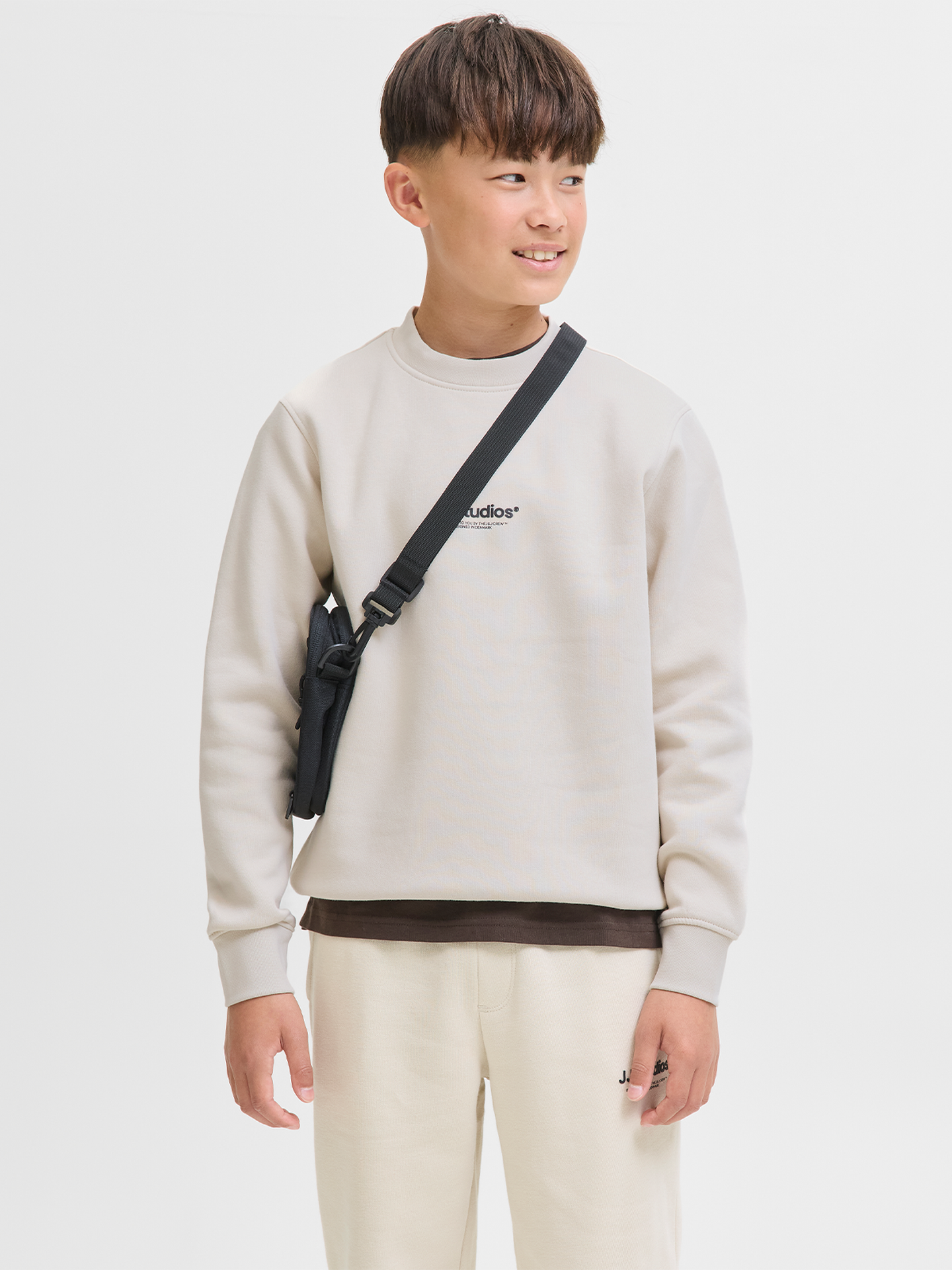 Jack and Jones Junior Soho Sweat Crew Neck Junior Moonbeam