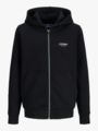 Jack and Jones Junior Soho Sweat Zip Hood Black