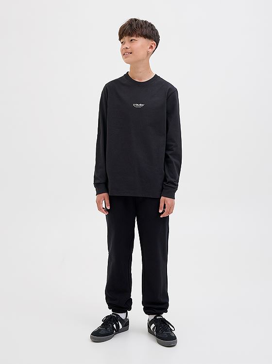 Jack and Jones Junior Soho Tee Crew Neck Jnr Black