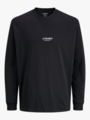 Jack and Jones Junior Soho Tee Crew Neck Jnr Black