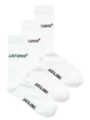 Jack and Jones Junior Soho Tennis Socks 3 Pack Jnr White