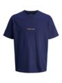 Jack and Jones Junior Norrebro Tee Short Sleeve Junior Ocean Cavern