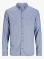 Jack and Jones Classic Melange Shirt Long Sleeve Faded Denim