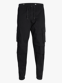 Jack and Jones Kane Noah Cuffed Cargo Black