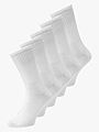 Jack and Jones Basic Tennis Sock 5 Pack White