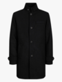 Jack and Jones Melton Wool Blend Coat Black