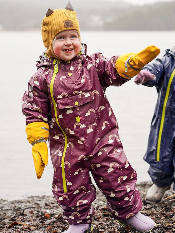 Kattnakken Vinterregndress Vêret Vinterlilla