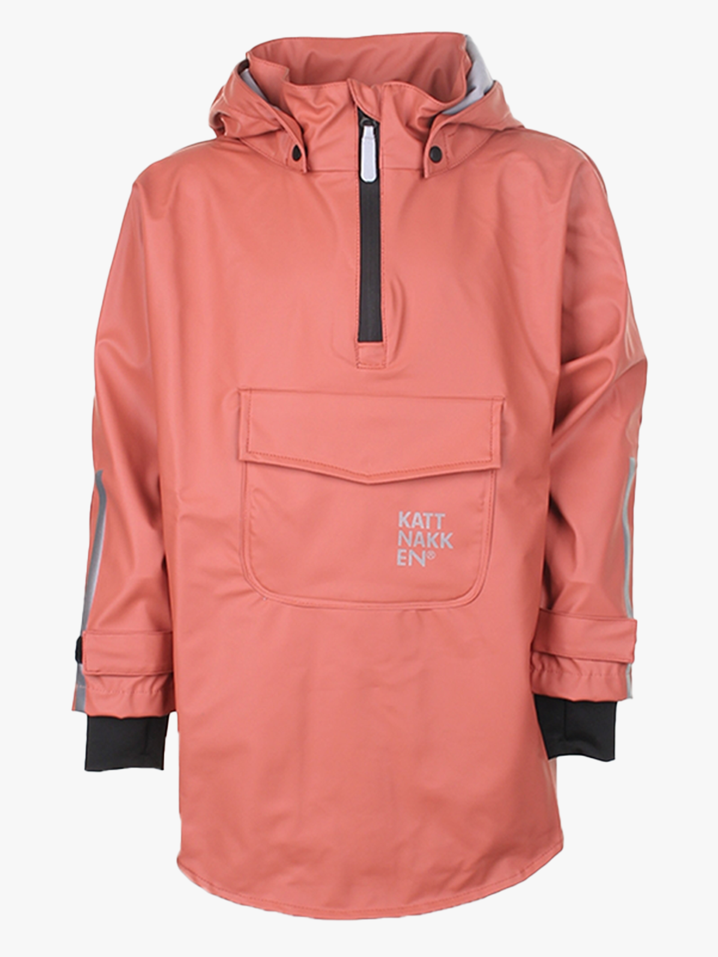 Kattnakken Regnponcho Barn og Junior Vêret Aragon Rød