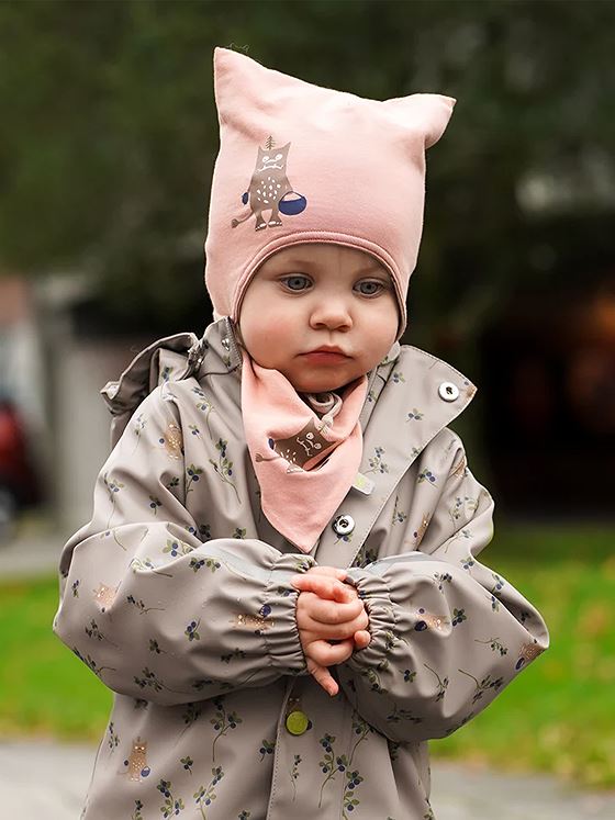 Kattnakken Halstørkle Vendbar Rosa Blåbærtur
