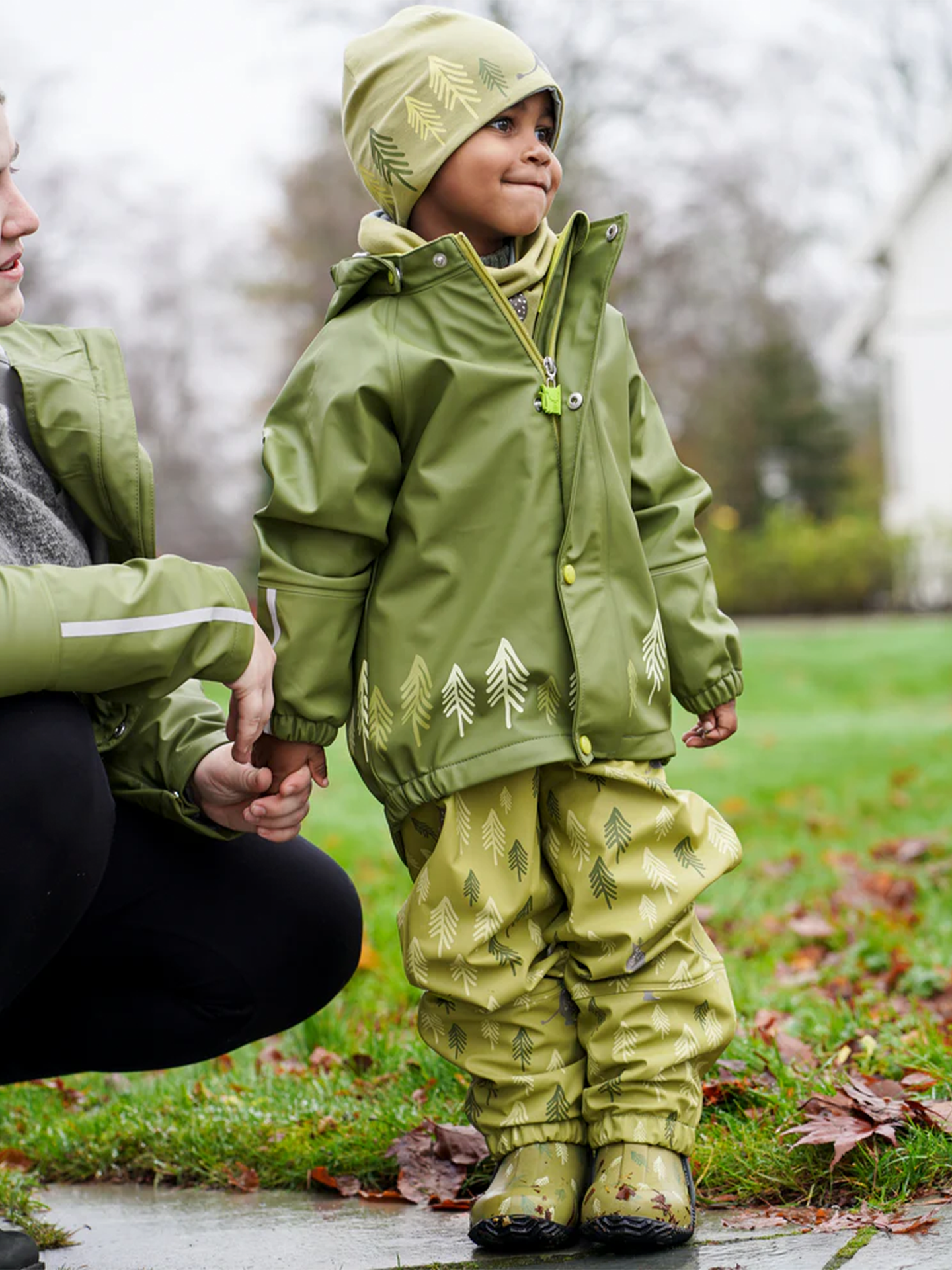 Kattnakken Regnsett Plask Mose