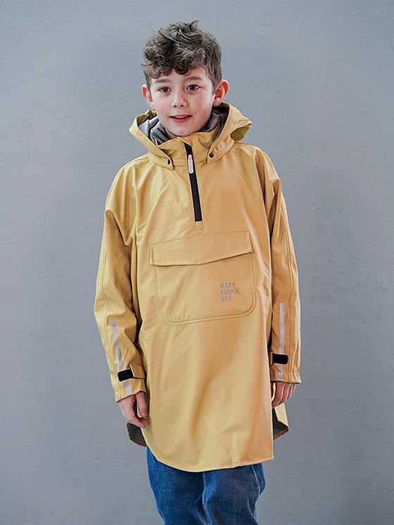 Kattnakken Regnponcho Barn og Junior Strå