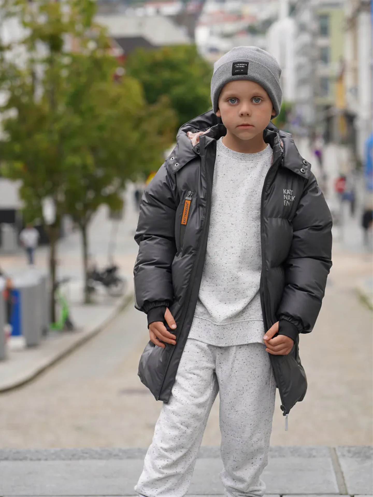 Kattnakken Boblekåpe Sludd Junior Kattesvart