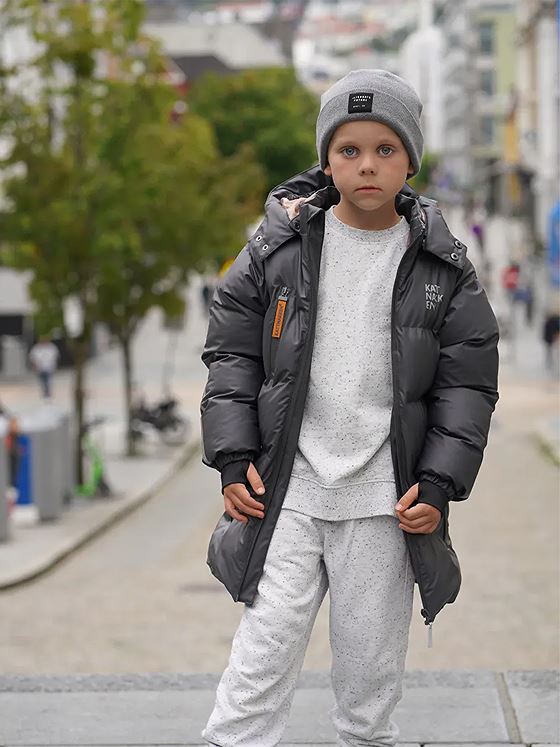 Kattnakken Boblekåpe Sludd Junior Kattesvart