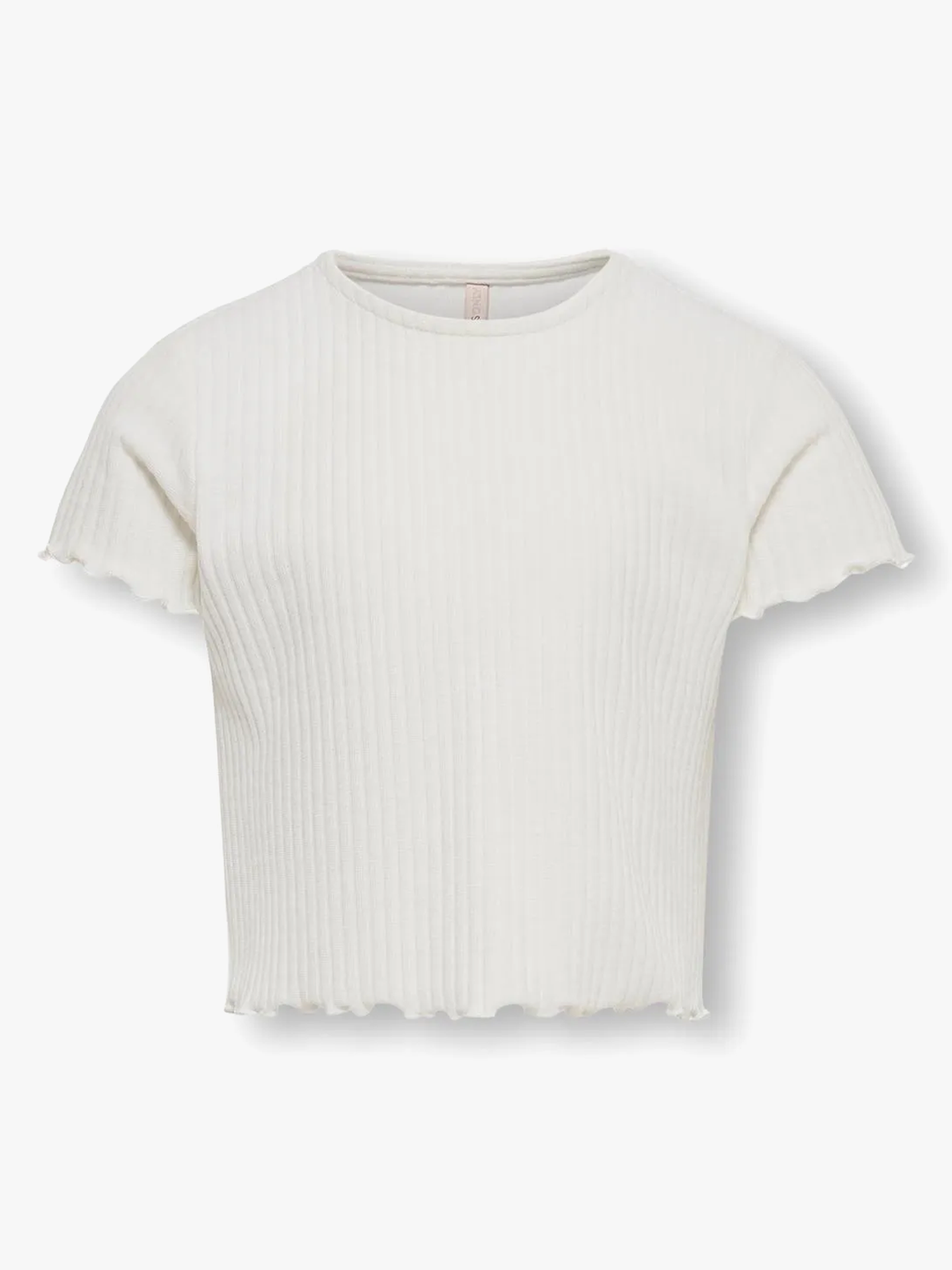 Kids Only Nella Short Sleeve O-Neck Top Juniors Cloud Dancer