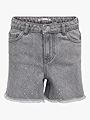 Kids Only Pacy Rhinestone Denim Shorts Medium Grey Denim