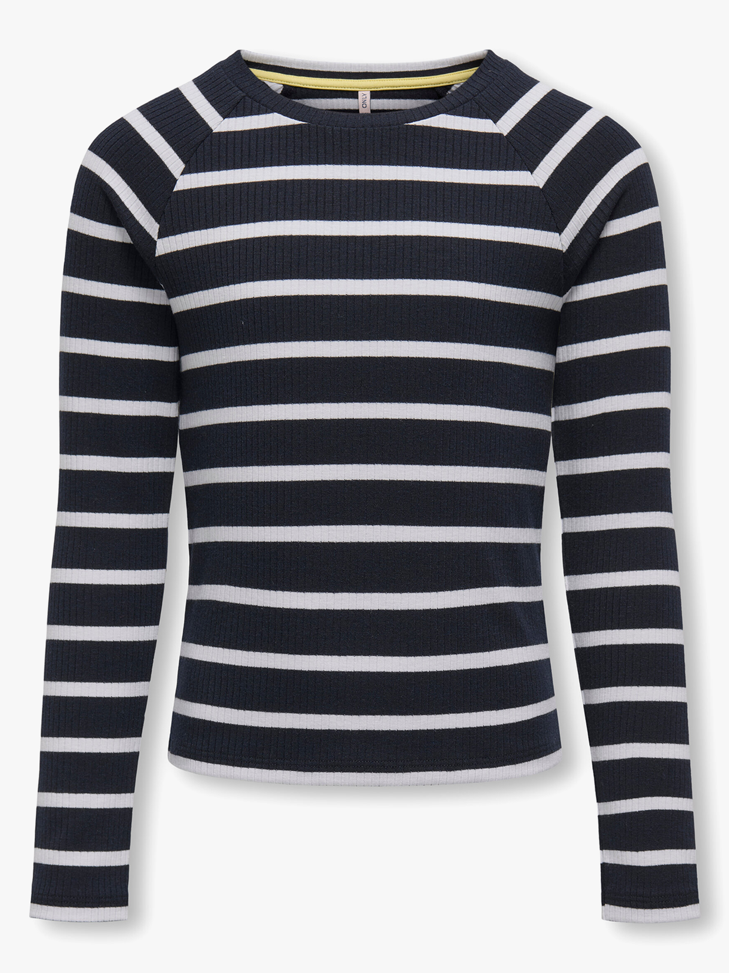 Kids Only Sadie Long Sleeve Stripe Mix Top Junior Navy Blazer / Cloud Dancer