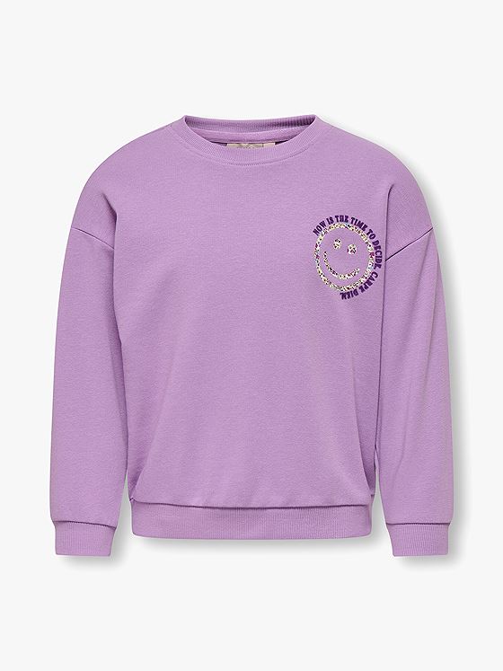 Kids Only Leonora Life Long Sleeve O-Neck Print African Violet Now
