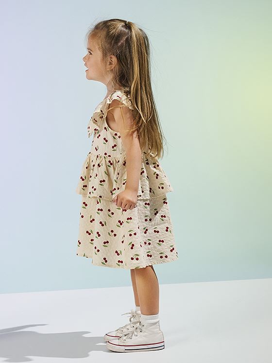 Kids Only Cerise Layered Dress Whitecap Grey