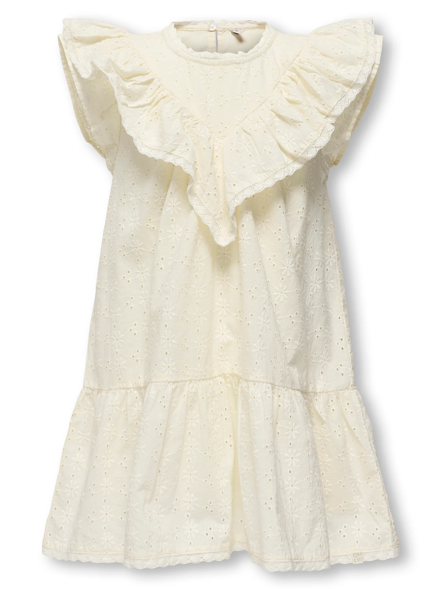 Kids Only Margot Life Short Sleeve Embroidery Dress Tofu