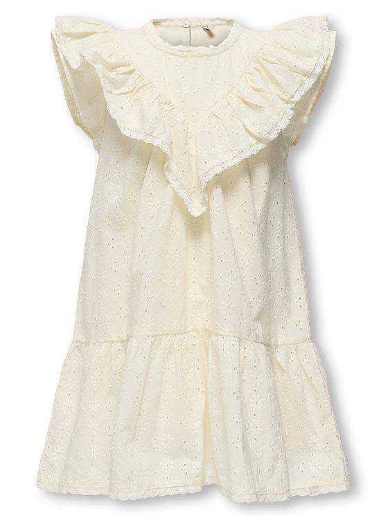 Kids Only Margot Life Short Sleeve Embroidery Dress Tofu
