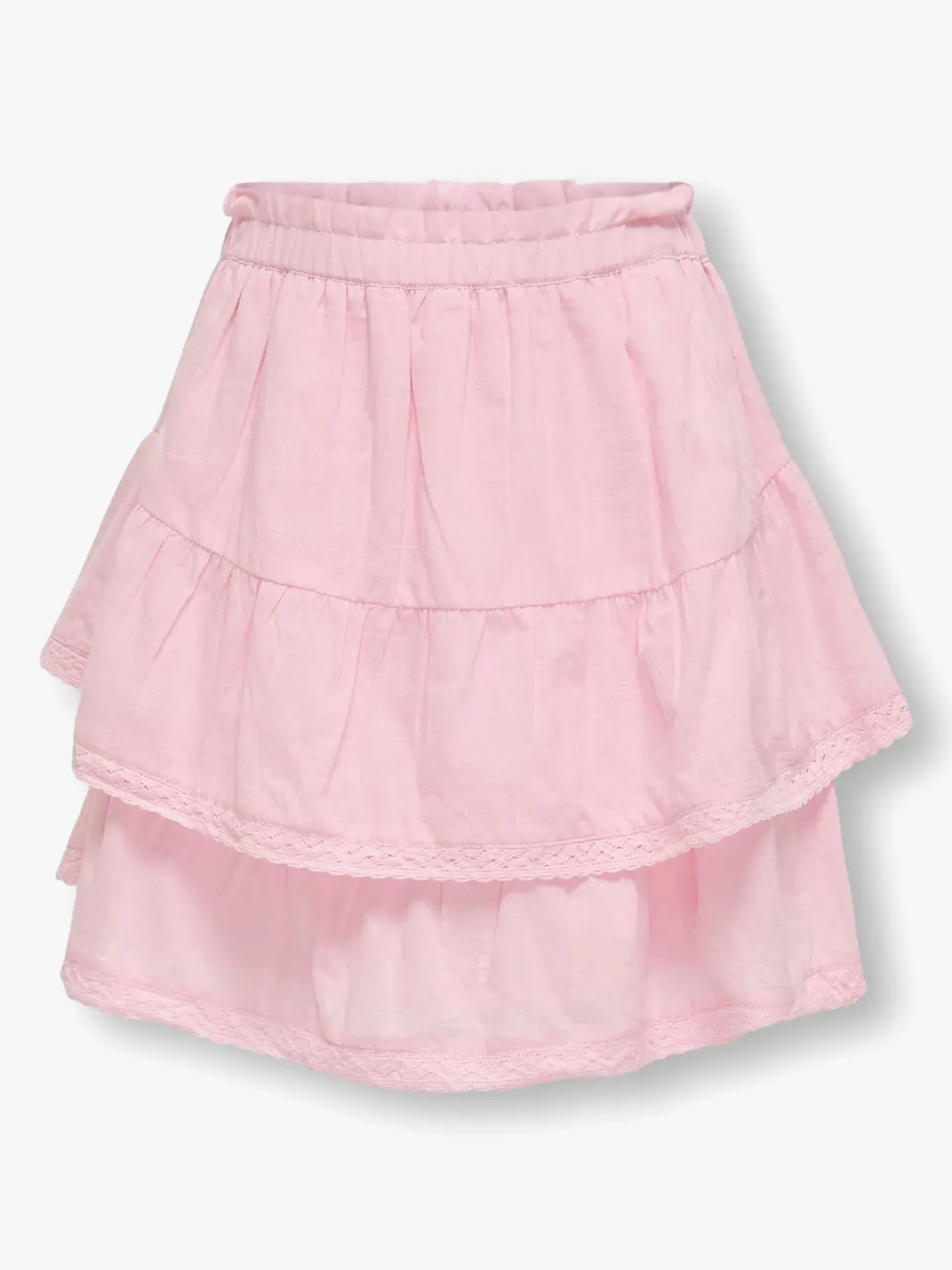 Kids Only Esther Ladder Tape Skirt Woven Roseate Spoonbill