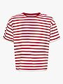 Kids Only Asta Life Short Sleeve Striped Top Junior Equestrian red