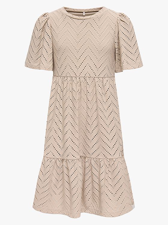 Kids Only Carla Cathinka Short Sleeve Dress Junior Chateau Gray