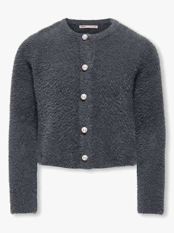 Kids Only Piumo Petra Pearl O-Neck Car Knt Blackened Pearl