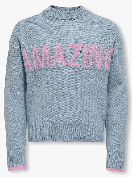 Kids Only Amour Long Sleeve Oneck Pullover Knit Arona