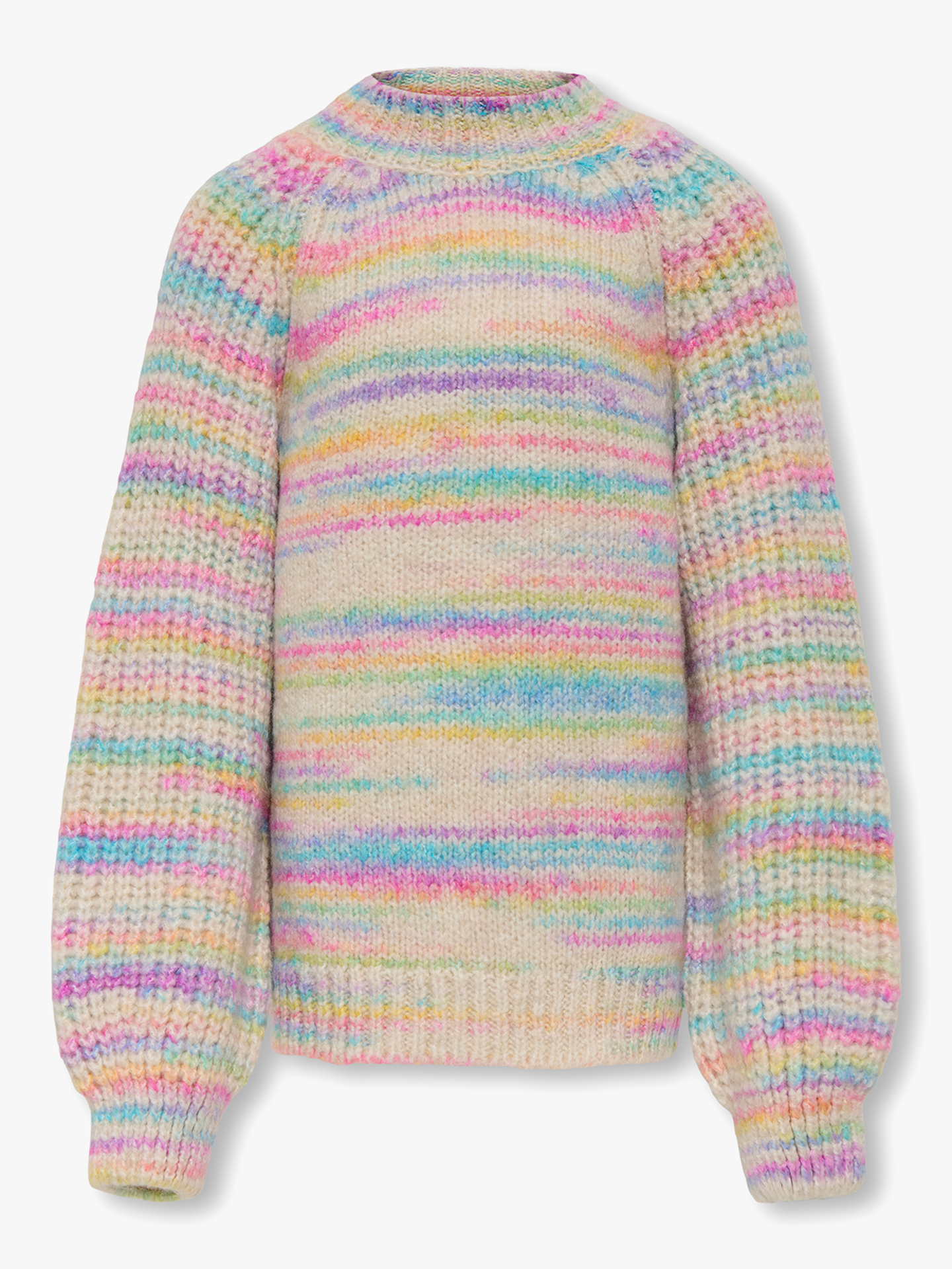 Kids Only Carma-Lia Long Sleeve O-Neck Knit Pumice Stone