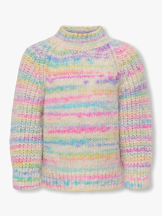 Kids Only Carma-Lia Long Sleeve O-Neck Knit Pumice Stone