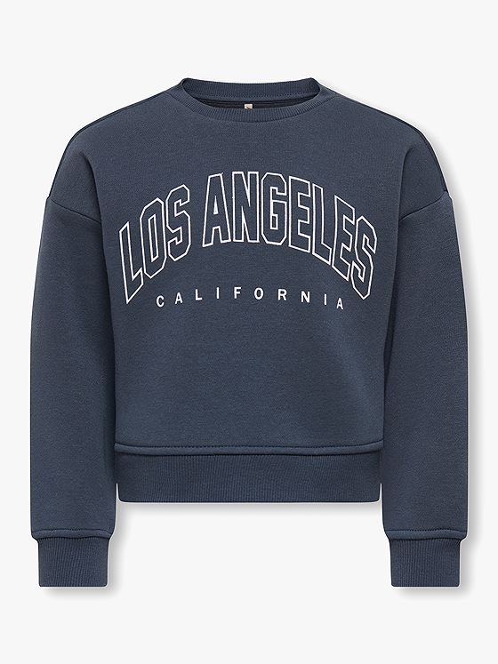 Kids Only Sweat Life Long Sleeve Crew Osz Stat Sweater Ombre Blue